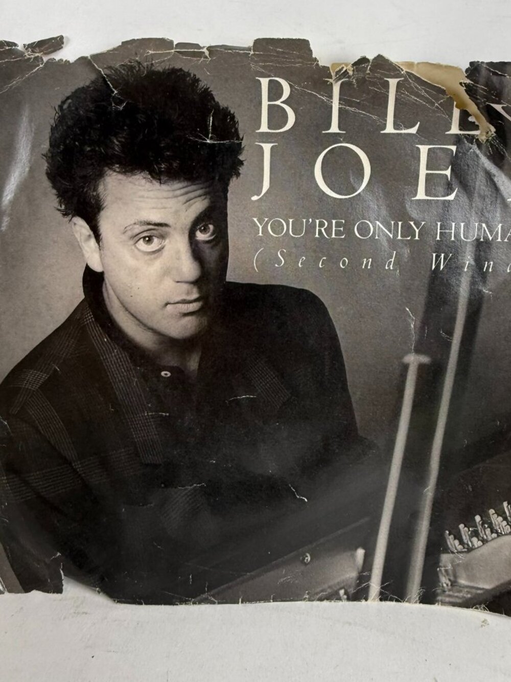 ⚠️Vinyl Poster Cover Only⚠️Billy Joel You're Only Human 1985 7" Pic Sleeve 05417